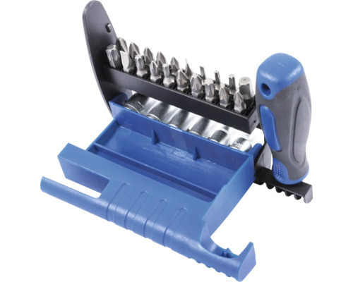 Sada bitů se šroubovákem a nástrčnými klíči