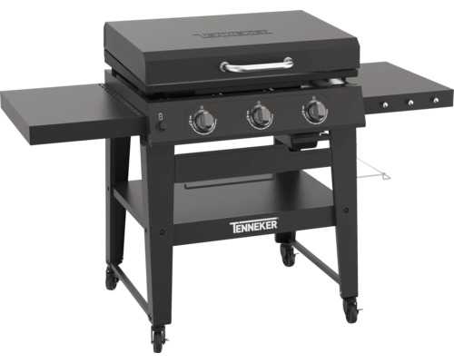 Plynový gril Tenneker se dvěma odkládacími stolky a spodní skříňkou