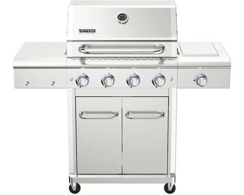 Grilovací vozík Tenneker se spodní skříňkou a pěti hořáky