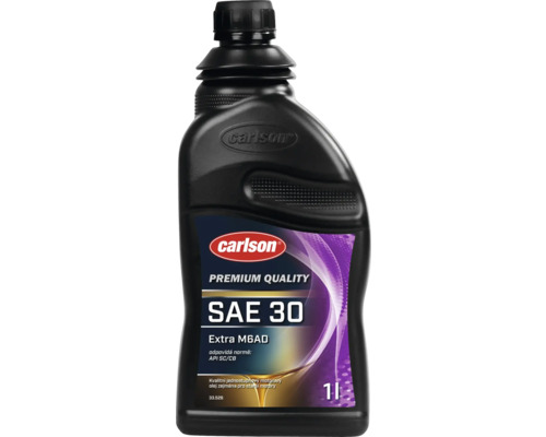 Motorový olej Carlson SAE 30 v jednolitrové láhvi