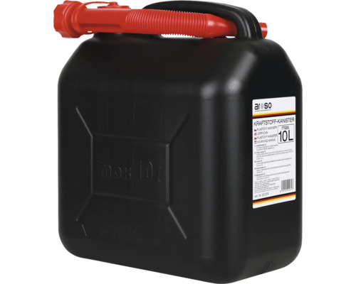 Plastový kanystr na palivo o objemu 10 litrů