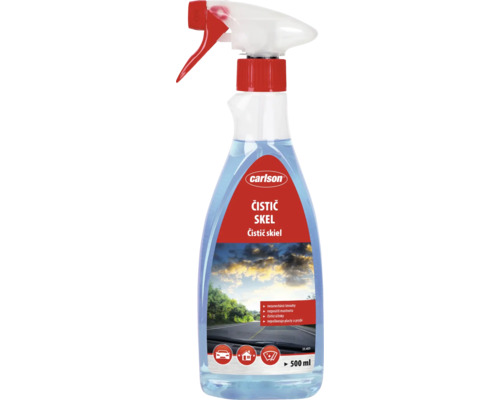 Čistič skel Carlson v 500mililitrové lahvi s rozprašovačem