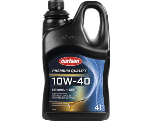 Ctyřlitrový kanystr polosyntetického motorového oleje 10W-40 Millennium Semi