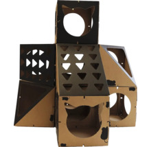 Domek pro kočky FORZA s motivem 10 modulů 81x81x81 cm