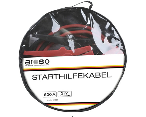 Startovací kabely 600 A, 3 m v úložném pouzdře