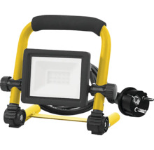 LED stavební reflektor s rukojetí a zástrčkou