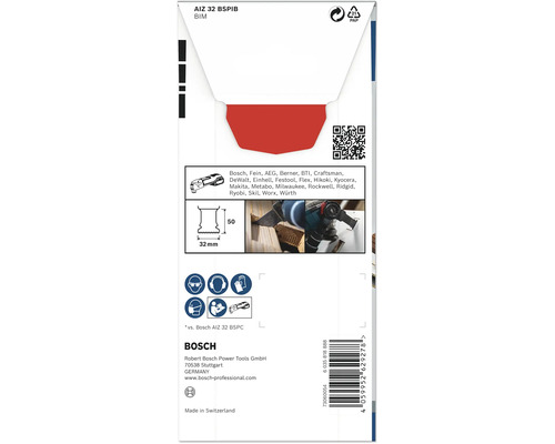 Balení pilového listu Bosch AIZ 32 BSPIB BIM