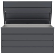 Box na polstry kovový Rojaplast MAX F 1072 l 170 x 85 x 82 cm tmavě šedý