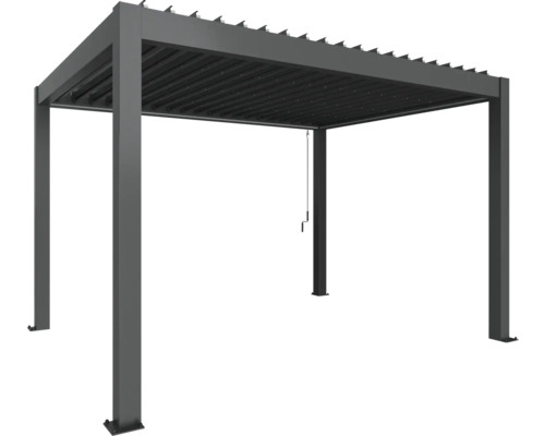 Pergola s lamelovou střechou