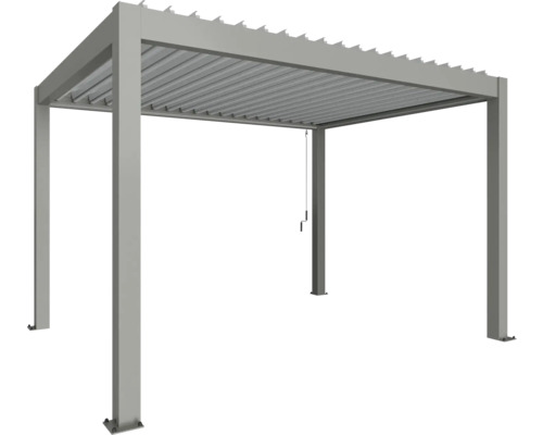 Pergola s lamelovou střechou pro zahradu