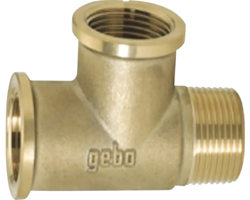 T-kus 90°C Gebo Gold 1"