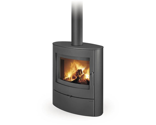 Krbová kamna s ohněm na dřevo