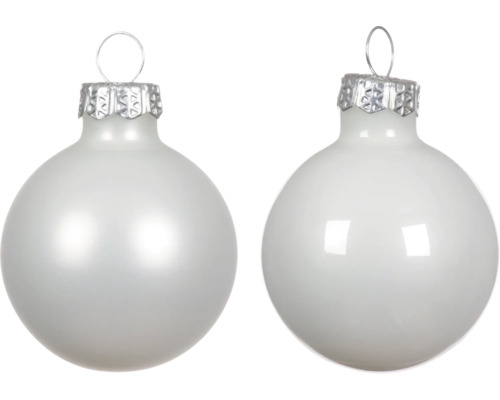 Dvě skleněné vánoční koule