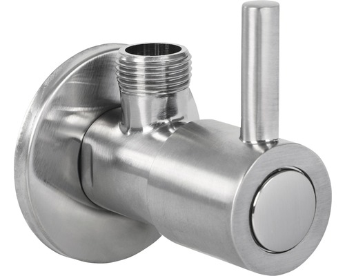 Rohový ventil 1/2" zpětná klapka matný Rohový ventil 1/2" zpětná klapka matný