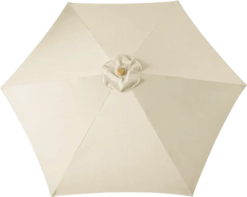 Pohled shora na šestihranný slunečník