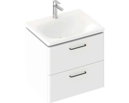 Skříňka pod umyvadlo se dvěma zásuvkami a vodovodní baterií