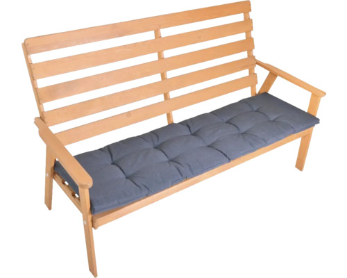 Dřevěná zahradní lavice se sedákem