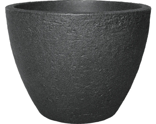 Květináč plastový Geli Stone Ø 50 cm x 38 cm antracit