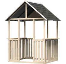 Dřevěný domeček na hraní se střechou