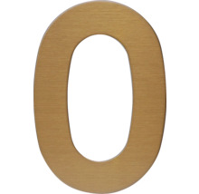 Číslo domu nula z kovu
