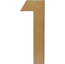 Číslo domu 1 z kovu
