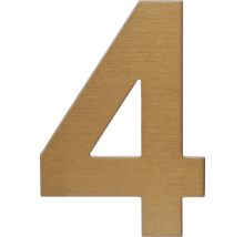 Domovní číslo 4 z kovu