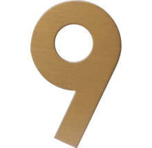 Číslo domu 9 z kovu