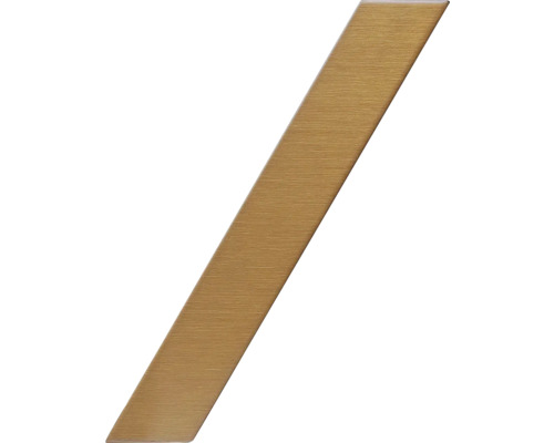 Nerezové číslo RN.120L./.MD v plochém „2D“ provedení, měď matná