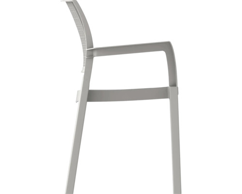 Plastová zahradní židle s područkami