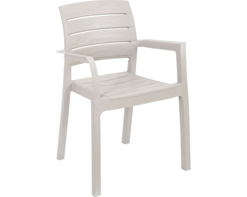 Plastová zahradní židle s područkami