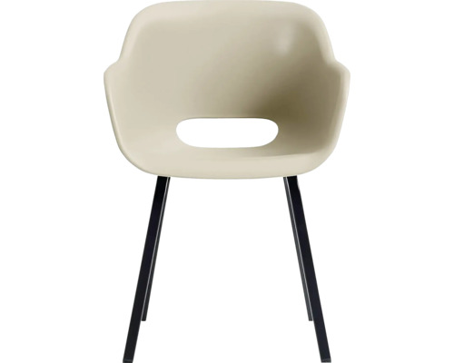 Židle s područkami a kovovýma nohama