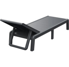 Nastavitelné zahradní lehátko z plastu