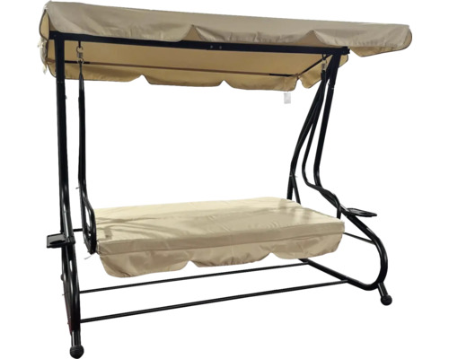 Zahradní houpačka se sluneční stříškou a sedákem