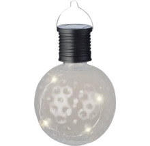 Solární lampa ve tvaru žárovky se závěsným systémem