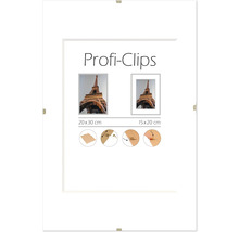 Rámeček na fotografie Profi-Clips ve dvou velikostech: 20 x 30 centimetrů a 15 x 20 centimetrů
