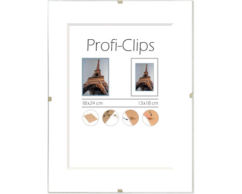 Fotorámeček Profi-Clips o rozměrech 18x24 cm a 13x18 cm