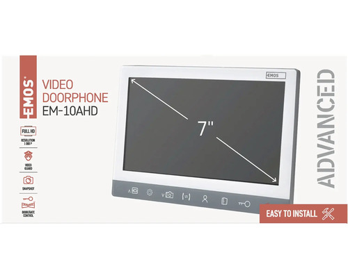 EMOS EM-10AHD videotelefon se 7palcovým displejem