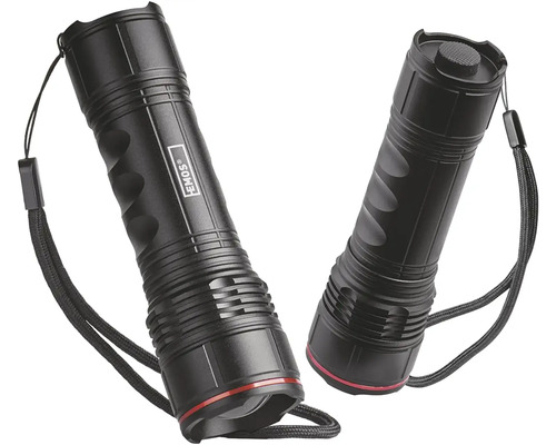 Dvě černé svítilny EMOS s poutkem na ruku