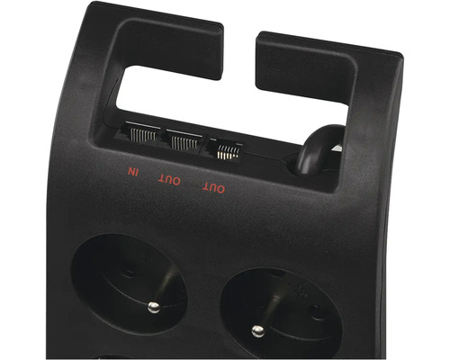 Prodlužovací kabel s ochranou proti přepětí a RJ45 konektory