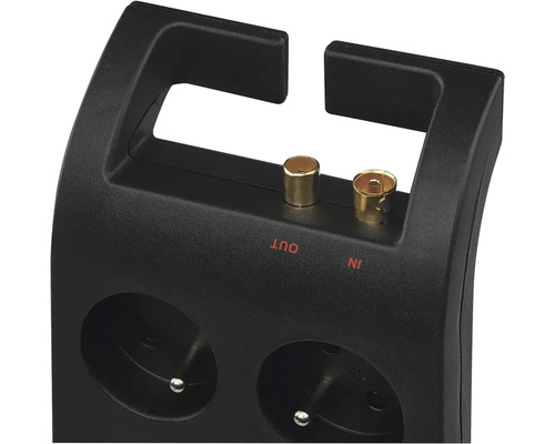 Prodlužovací zásuvka s anténním konektorem