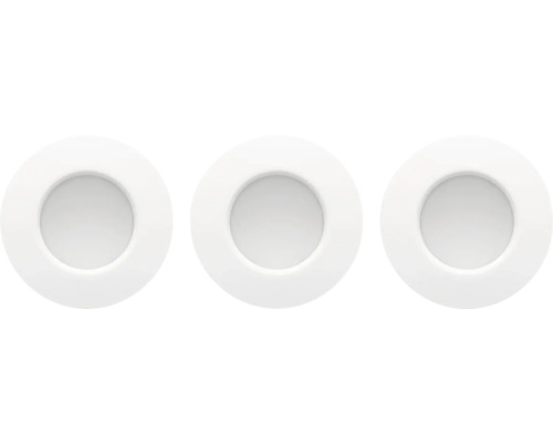 Tři kulaté vestavné bodovky