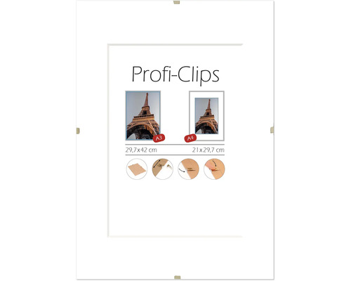 Rámeček na fotografie s profilovými klipy ve formátech A3 a A4