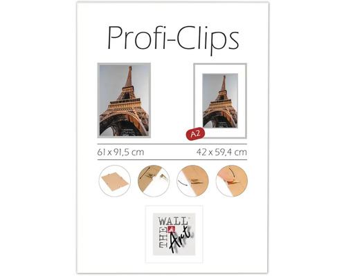 Profi-Clips fotorámeček ve dvou různých velikostech s motivem Eiffelovy věže