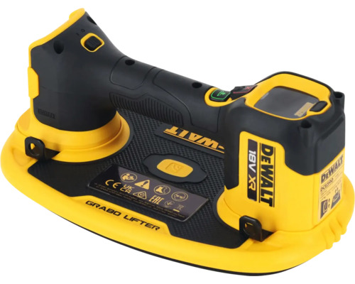 DeWalt akumulátorový sací zvedák, žlutá a černá