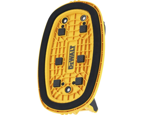 Logo DeWalt na žluté přísavce na nářadí s černým těsněním