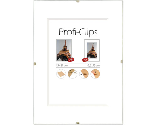 Fotorámeček Profi-Clips pro fotografie formátů A5 a A6