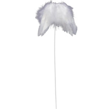 Dekorační objekt s peřím a tyčí