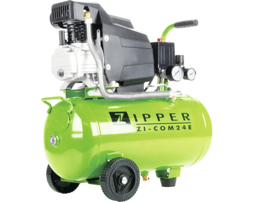 Pístový kompresor Zipper ZI-COM24E s kolečky