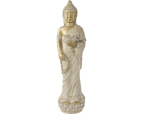 Budha polymagnesium 19,5 x 19 x 74 cm hnědozlatý
