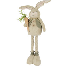Dekorativní látkový zajíc s mrkví jako velikonoční dekorace